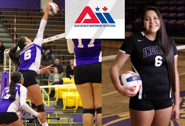 Haskell Indian Nations University’s Alliyah Richards (Oglala/Ute) Named Association of Independent Institutions’ volleyball player of the week