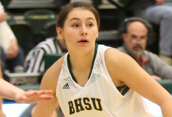 Cortez Standing Bear (Oglala-Lakota) Scores 7 Points for BHSU in Exhibition game with Montana Griz