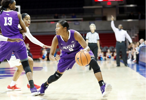 Dominique Golightly’s (Kiowa) 24 points were a single-game career high as ACU Falls Short to Arkansas, 79-65