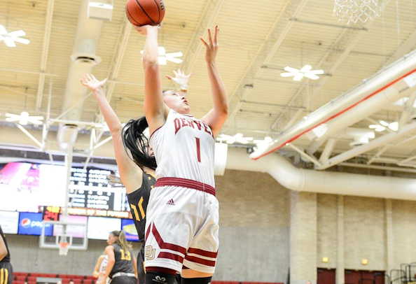 Grace White (Red Lake/Chippewa) performed well with a career-high eight points as Denver rolls past Cal State Fullerton in dominant fashion, 83-58.