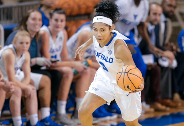 Summer Hemphill (Seneca) Scores Five Points for University of Buffalo in 64-32 Exhibition Game Victory Over Bloomsburg