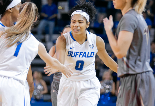 University of Buffalo’s Summer Hemphill (Seneca) grabbed a season-best 14 rebounds in 61-41 Win over ACC’s Clemson Tigers