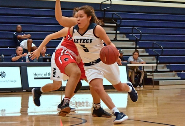 Pima CC’s Jacqulynn Nakai (Navajo) Scores 12 Points as Aztecs dealt Snow College their first loss of the season in 72-66 win