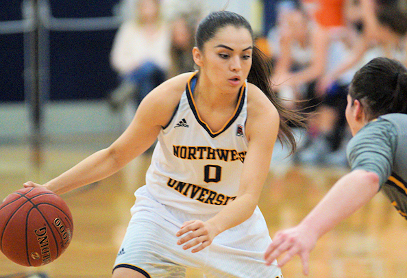 Mariah Stacona (Warm Springs) Scores 14 Points for Northwest University in Exhibition Loss to Central Washington