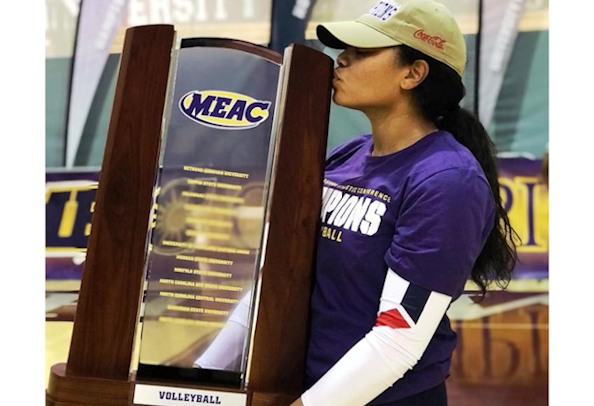 Howard University setter Tamia Dockery (Navajo) dishes 41 assists for Bison who Capture Third Straight MEAC Title; Advance to NCAA D1 Tournament