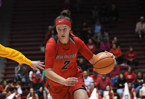 New Mexico’s Tesha Buck (Sioux) Adds 17 Points for Lobos who Win Big against UC Irvine, 83-61 on Saturday