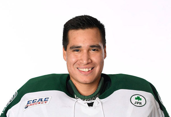 Devin Buffalo (Cree Nation) Named the ECAC Hockey Goaltender of the Week