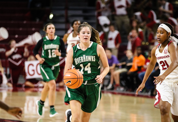 Cenia Hayes (Cherokee) led the RiverHawks with 11 points as NSU women nearly upend Missouri Western on the road