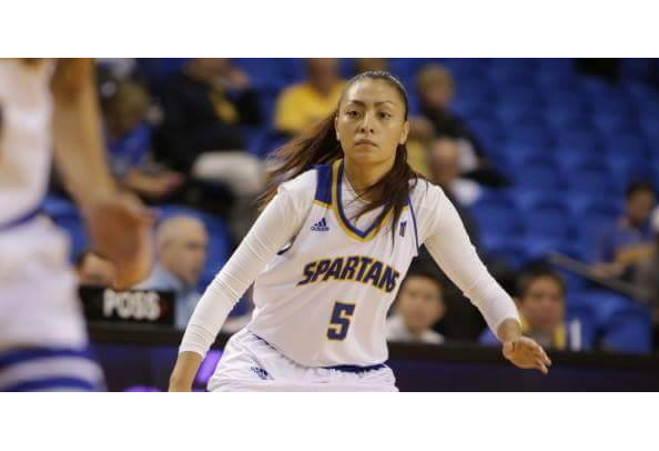 Analyss Benally (Navajo) Drops 12 points behind the arc for San Jose State in 75-74 Win over Air Force