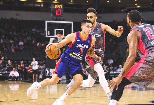 Bronson Koenig (Ho-Chunk Nation) Drops 17 Points for Grand Rapids Drive who drop game to Salt Lake City Stars, 104-118