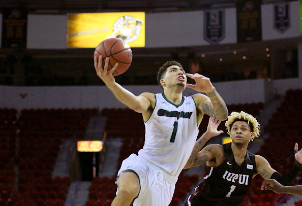 Sandy Cohen (Oneida) has game-high 22 points for Green Bay who fall short to IUPUI, 76-70