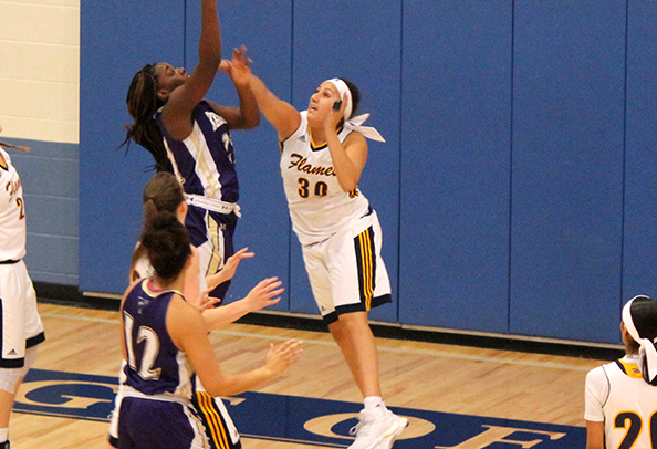 College of Saint Mary’s Tyler Sumpter (Cheyenne/Arapaho) led all scorers with a game-high 24 points in 89-64 Win over Grace University