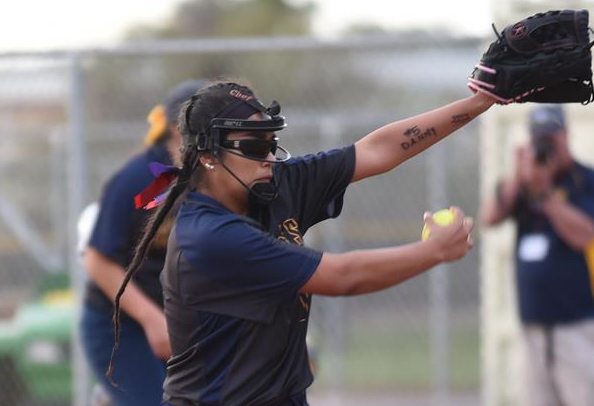 Kendra Keahbone (Kiowa/Pueblo) pitches complete game to lead the Fort Lewis College softball team to a 4-3 win over Colorado School of Mines