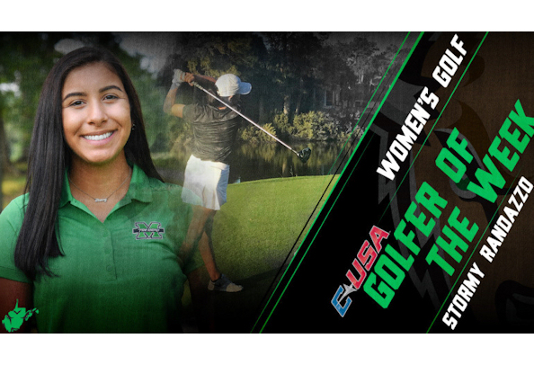 Marshall women’s golfer Stormy Randazzo (Seminole/Creek) has been named Conference USA’s golfer of the week, the league announced Wednesday