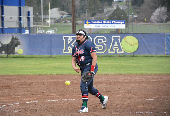 Nizhoni Wheeler (Navajo) named Northwest Athletic Conference Pitcher of the Week