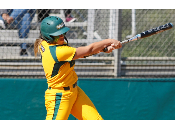 Southeastern Louisiana senior Mahalia Gibson (Choctaw) was 4-for-4 with two home runs and double to pace a 12-hit Lady Lions attack, as SLU rolled past ULM