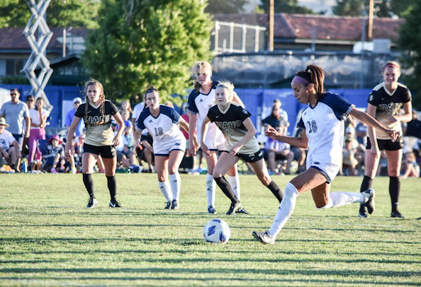 Freshman Payton Lieb (Otoe/Ponca) scores game-winning goal for Nevada Wolf Pack