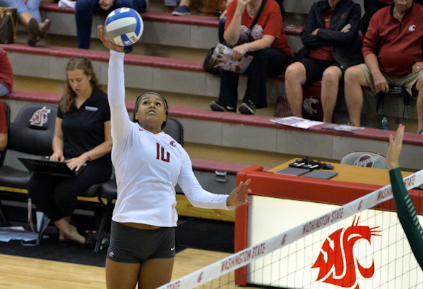 Washington State’s Taylor Mims (Crow Tribe) named MVP of NC State Volleyball Tournament