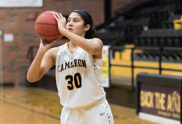 Ava Battese (Comanche/PBPN) inches closer to three-point record in loss at St. Mary’s