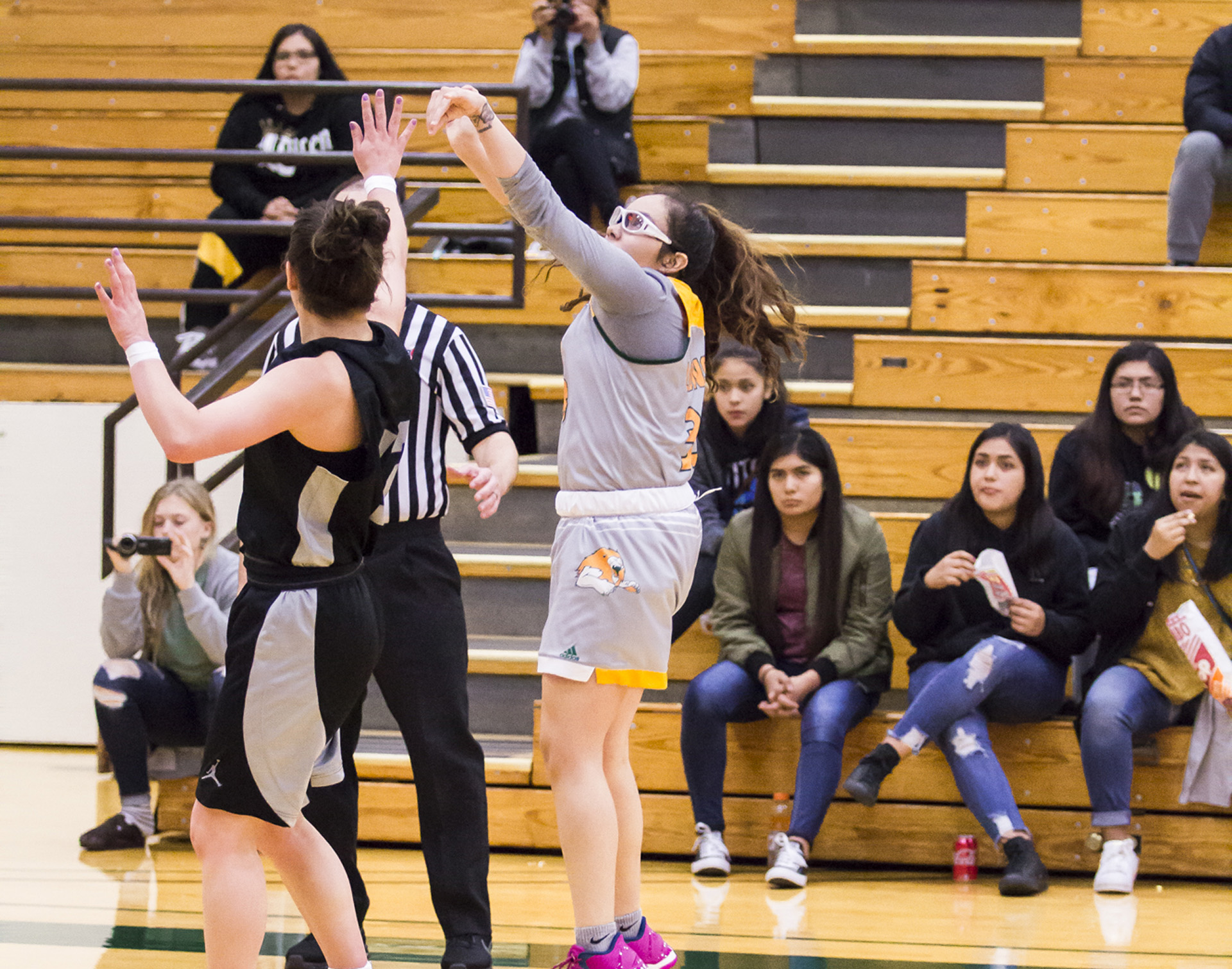 Sequoia Wheeler (Nez Perce Tribe) led the Multnomah  Lions with 24 points in 54-53 Win over Northwest Christian