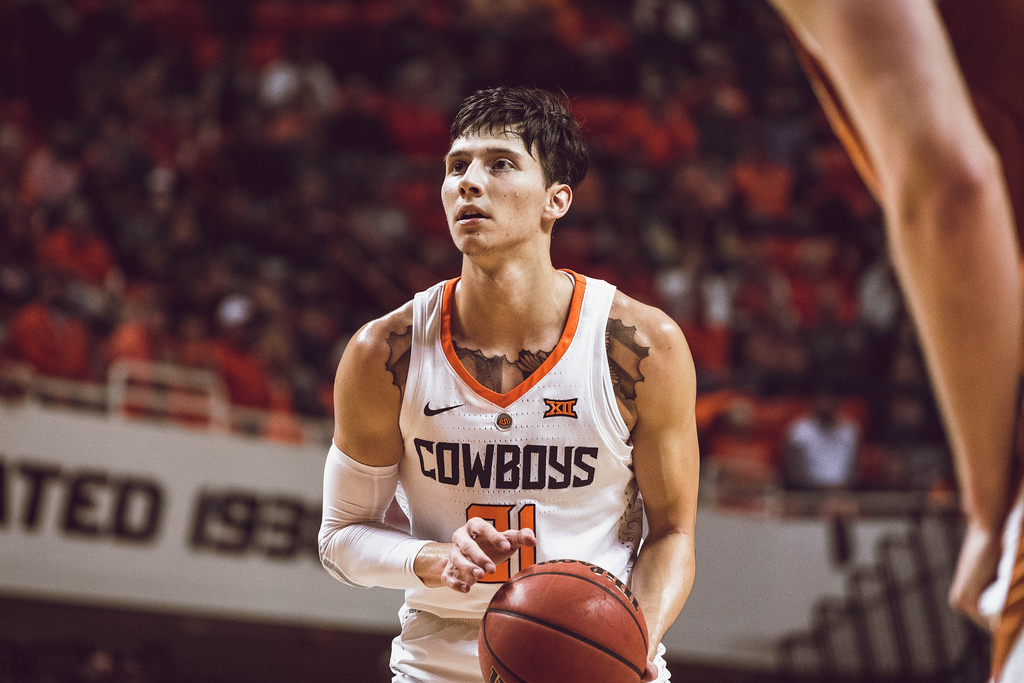 Oklahoma State’s Lindy Waters, III (Kiowa/Cherokee) has a career-high 19 points as Cowboys Claim First Conference Victory