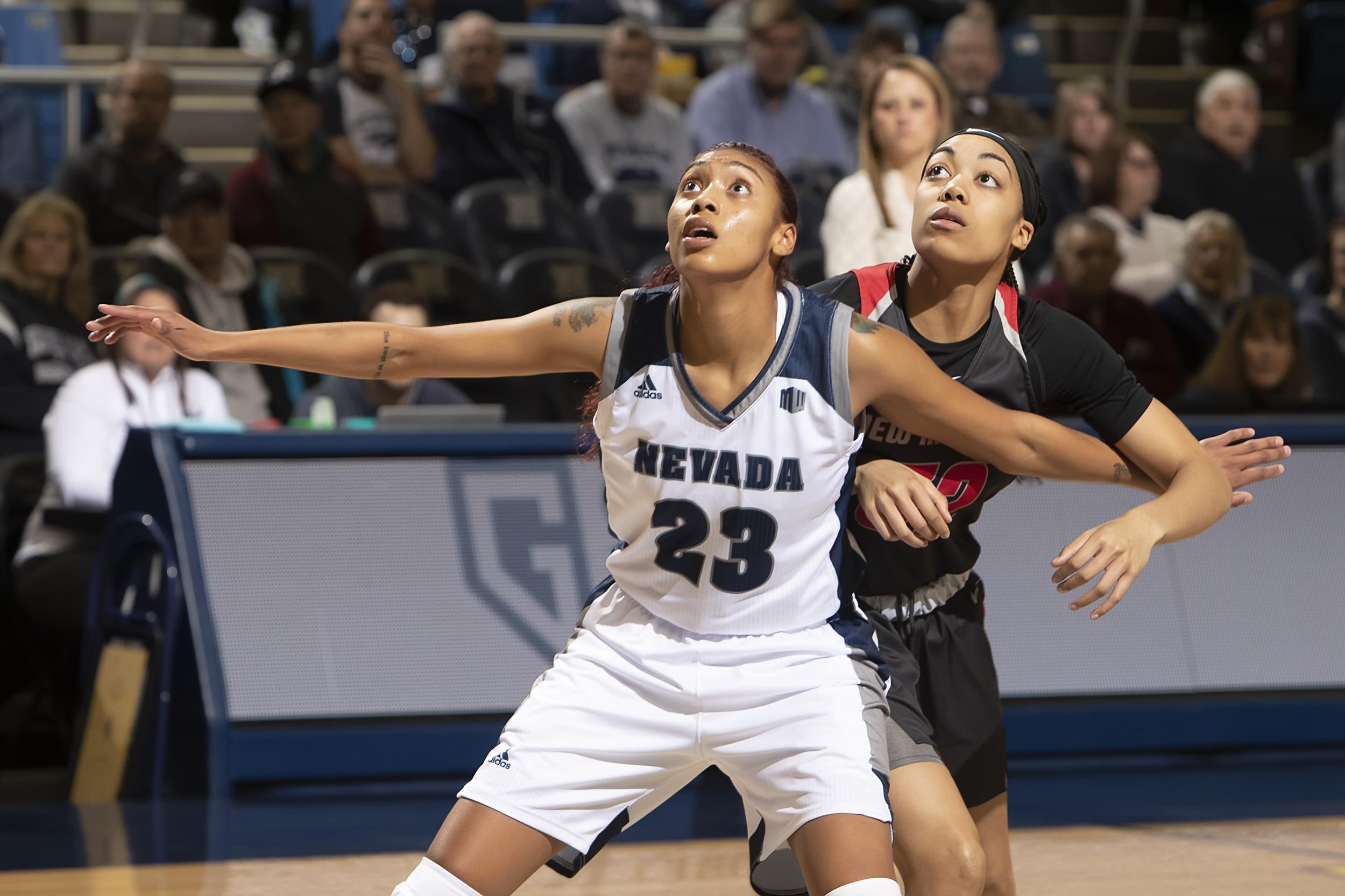 Nevada Senior Terae Briggs (Crow Tribe) recorded her eighth double-double of the season