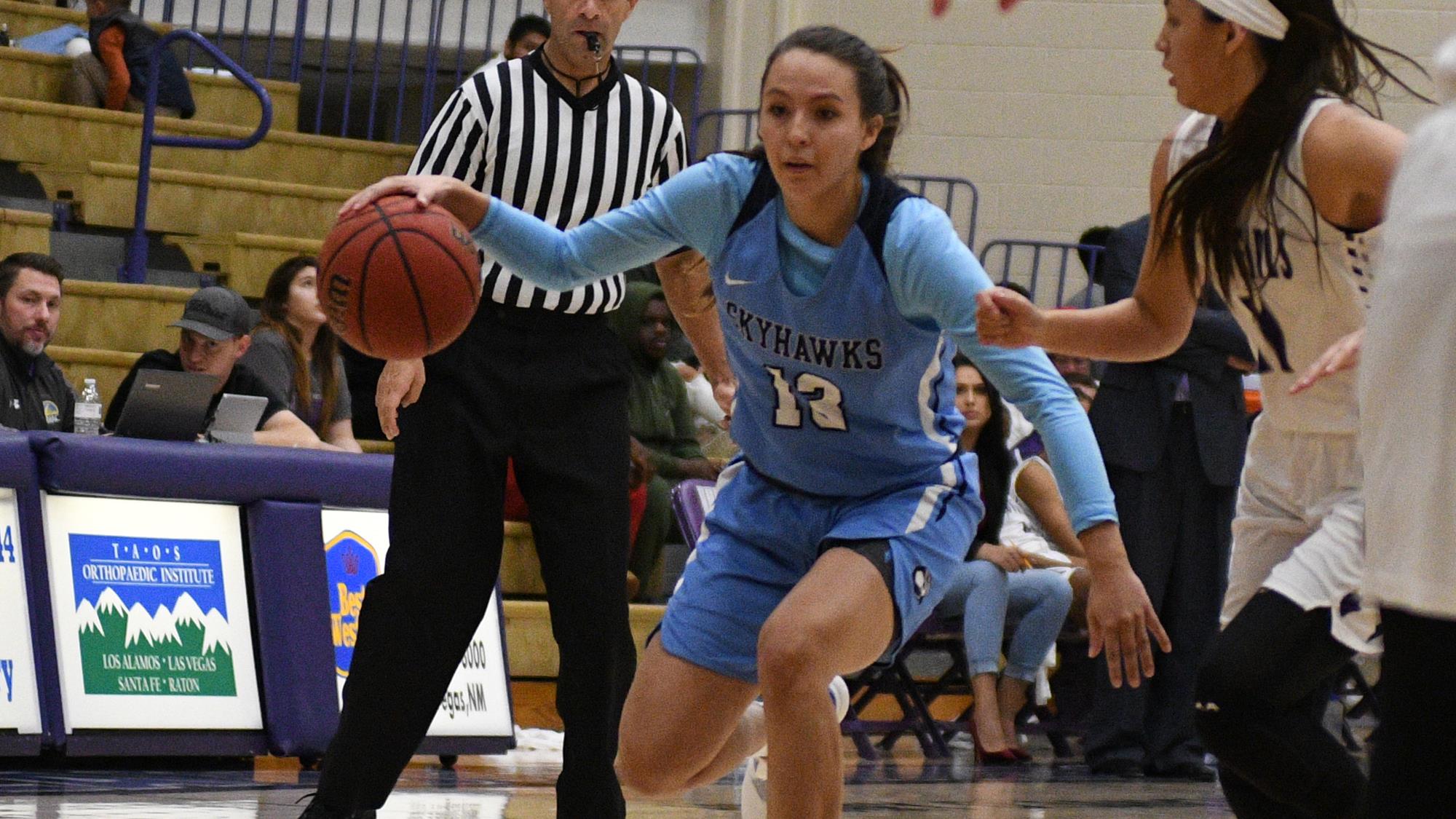 Kayla Herrera paced the Fort Lewis College with 11 points and eight rebounds in Tough Road Contest at MSU Denver