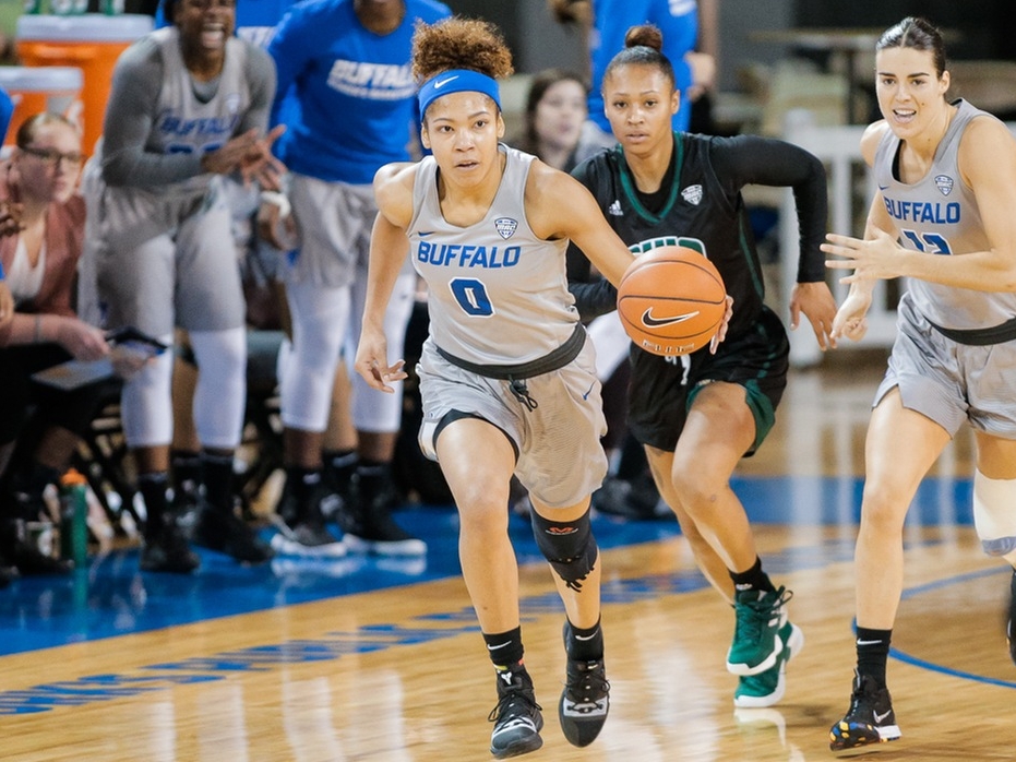 Summer Hemphill (Seneca Nation) had a double-double with 14 points, 10 rebounds as Buffalo Falls To Ohio To Open MAC Play