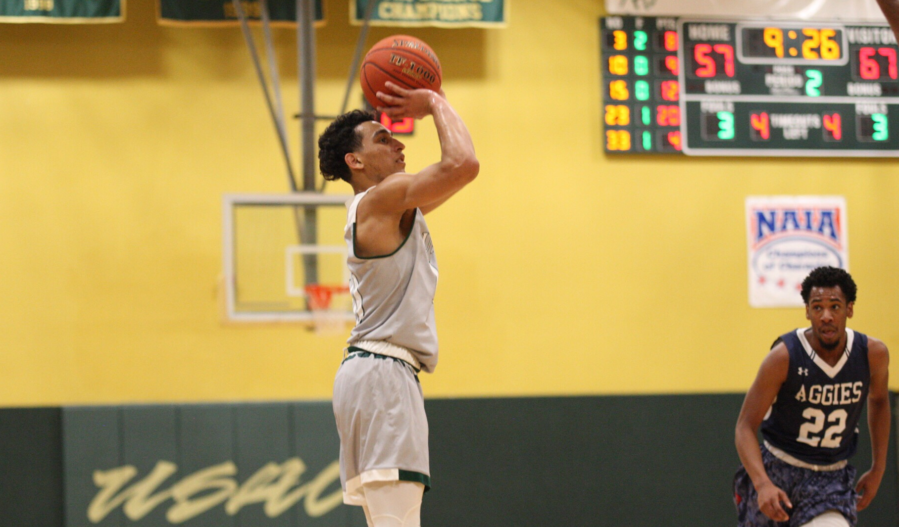 USAO’s Stephon Hall (Mvskoke Creek) Scores Career-High 20 Points in 83-84 loss to Oklahoma Panhandle State University