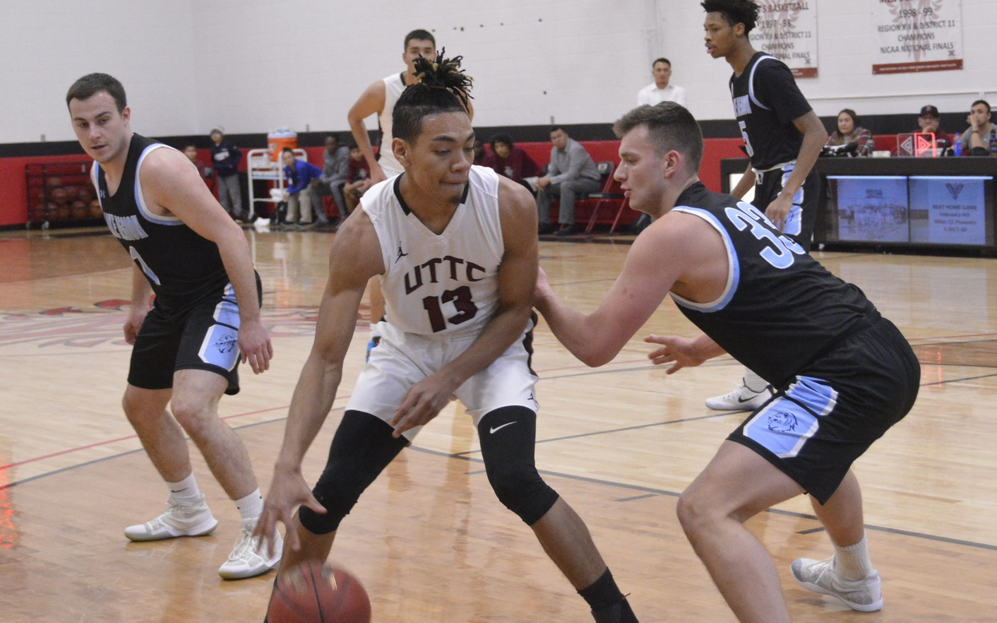 United Tribes Men’s Basketball Upends League Leading Lake Region State College