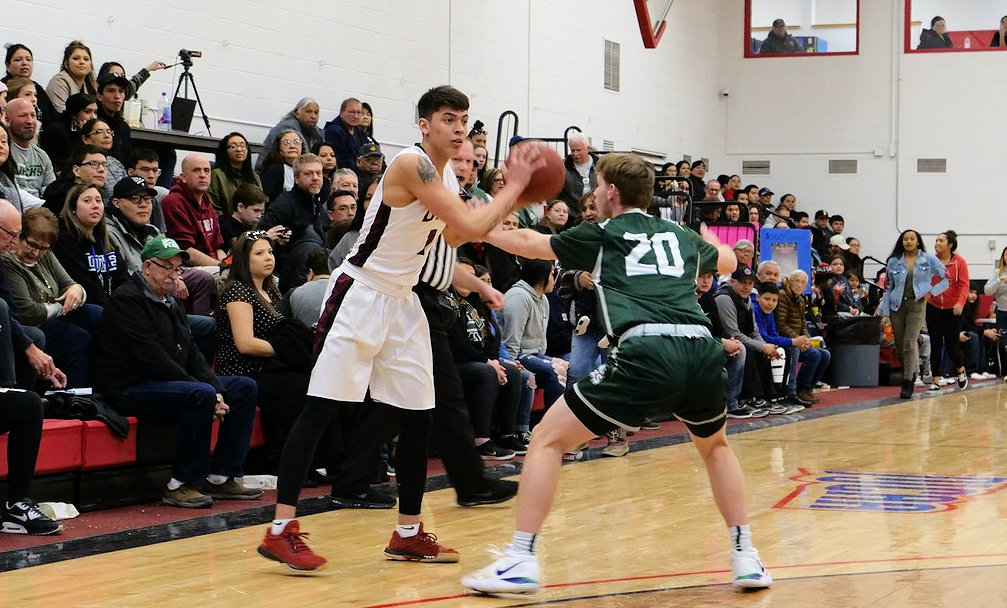 United Tribes Men’s Basketball Advances to Region XIII Championship Game behind Montel Carlow’s (Oglala) 38 Points