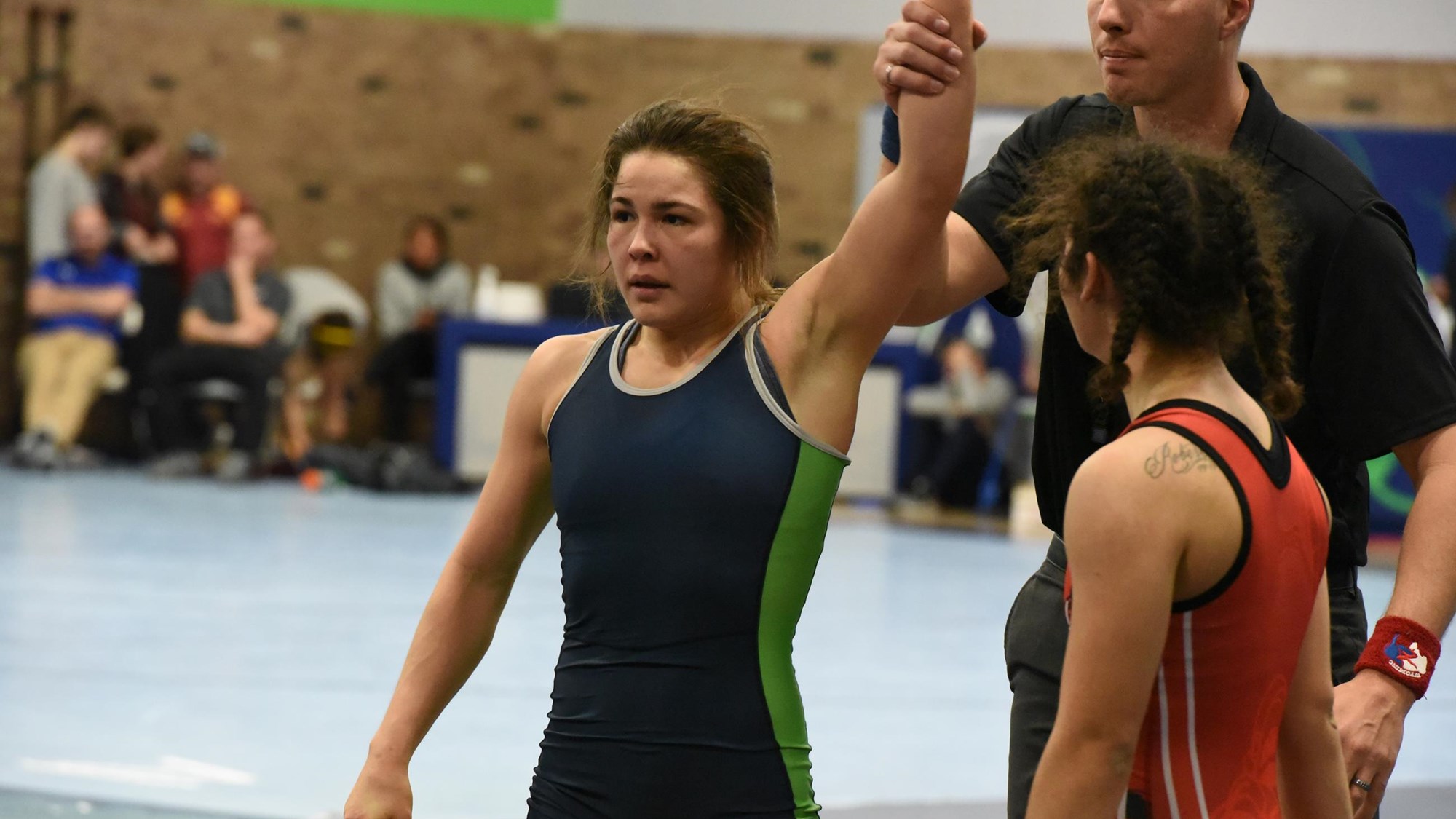 Dajan Treder (Inupiaq/Unangan) Top Finisher for the No. 12 University of Providence women’s wrestling team at WCWA Wrestling Championships