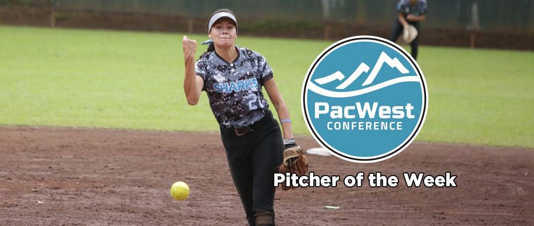 Hawai’i Pacific University hurler Jordan Curry (Navajo) was selected the PacWest Conference Softball Pitcher of the Week