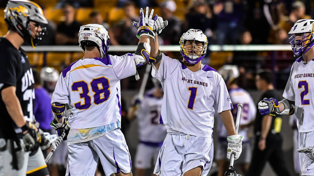 Tehoka Nanticoke (Mohawk) led the UAlbany offense with a hat trick and an assist