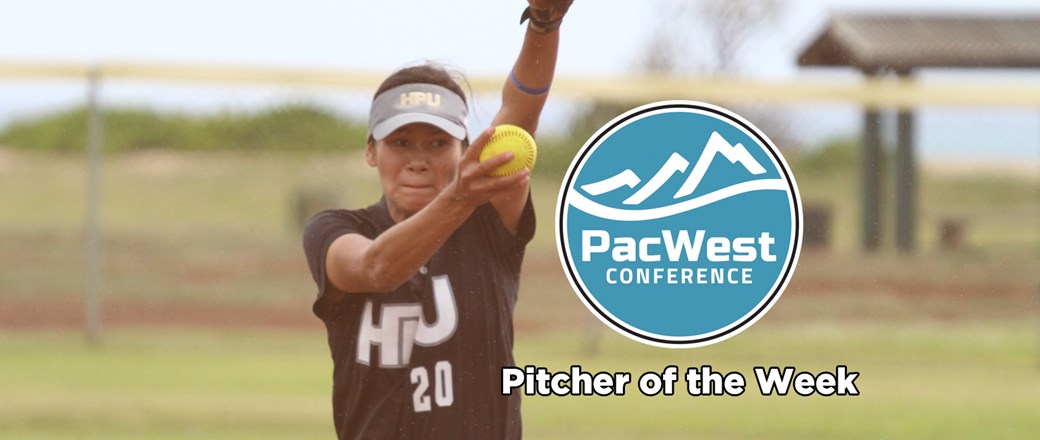Hawai’i Pacific University hurler Jordan Curry (Navajo) Named PacWest Softball Pitcher of the Week Again