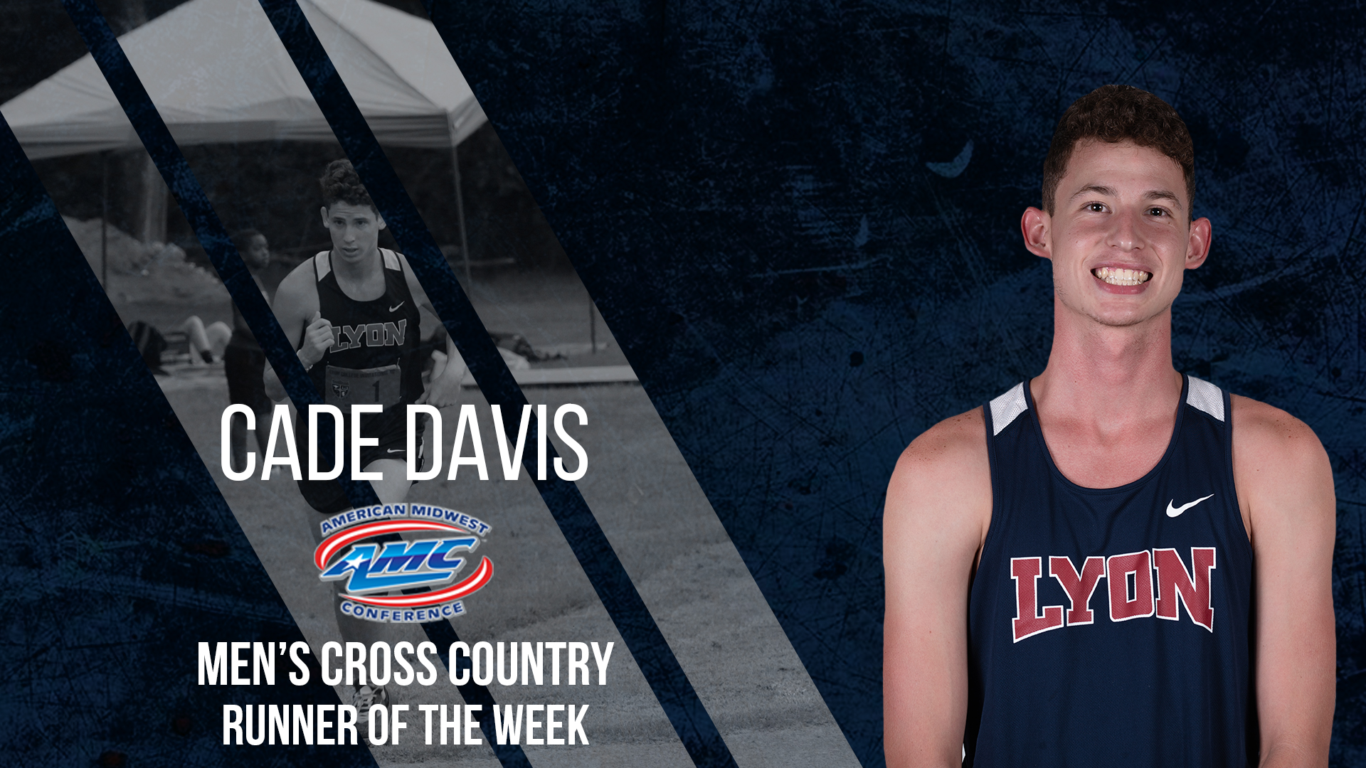 Lyon Colleges’ Cade Davis (Choctaw) was named the American Midwest Conference Male Cross Country Runner of the Week