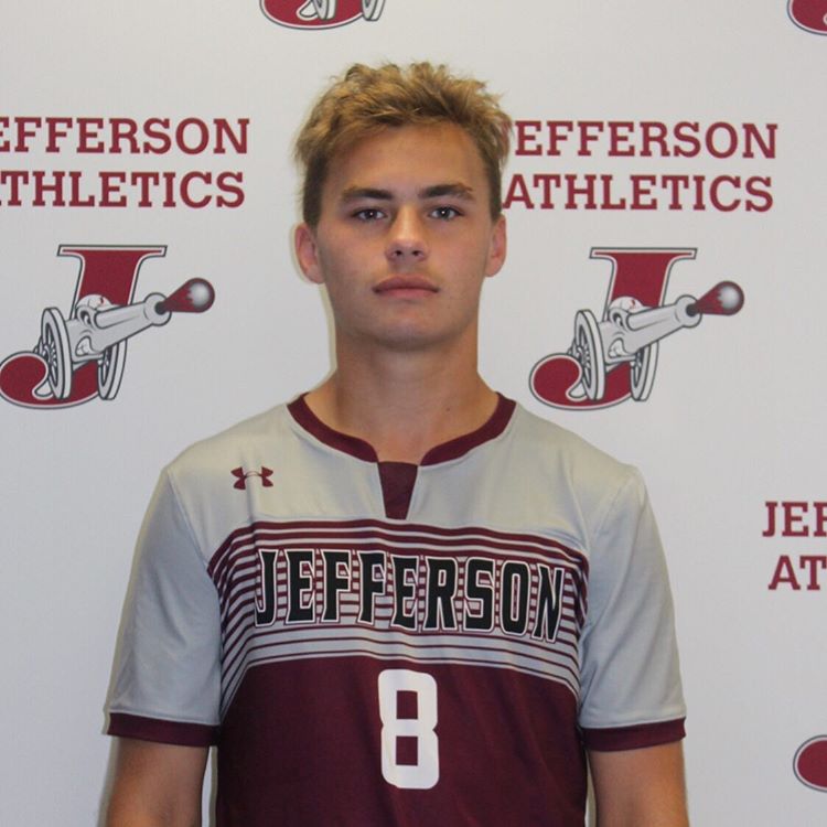 Freshman midfielder Kaden Conners (Mohawk) named  Jefferson Community College Athlete of the Week