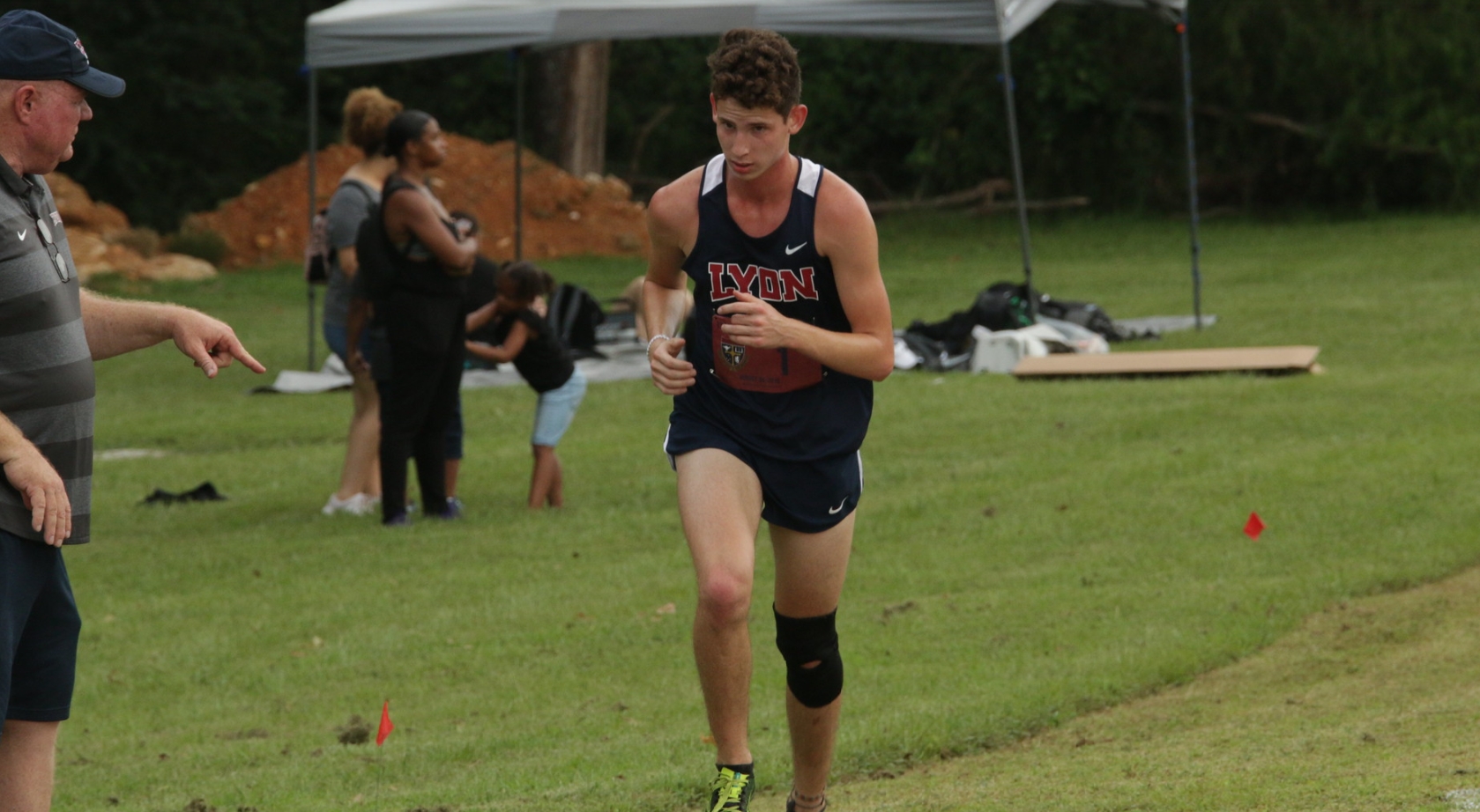 Freshman Cade Davis (Choctaw) paces Lyon College XC at the Central Arkansas Challenge