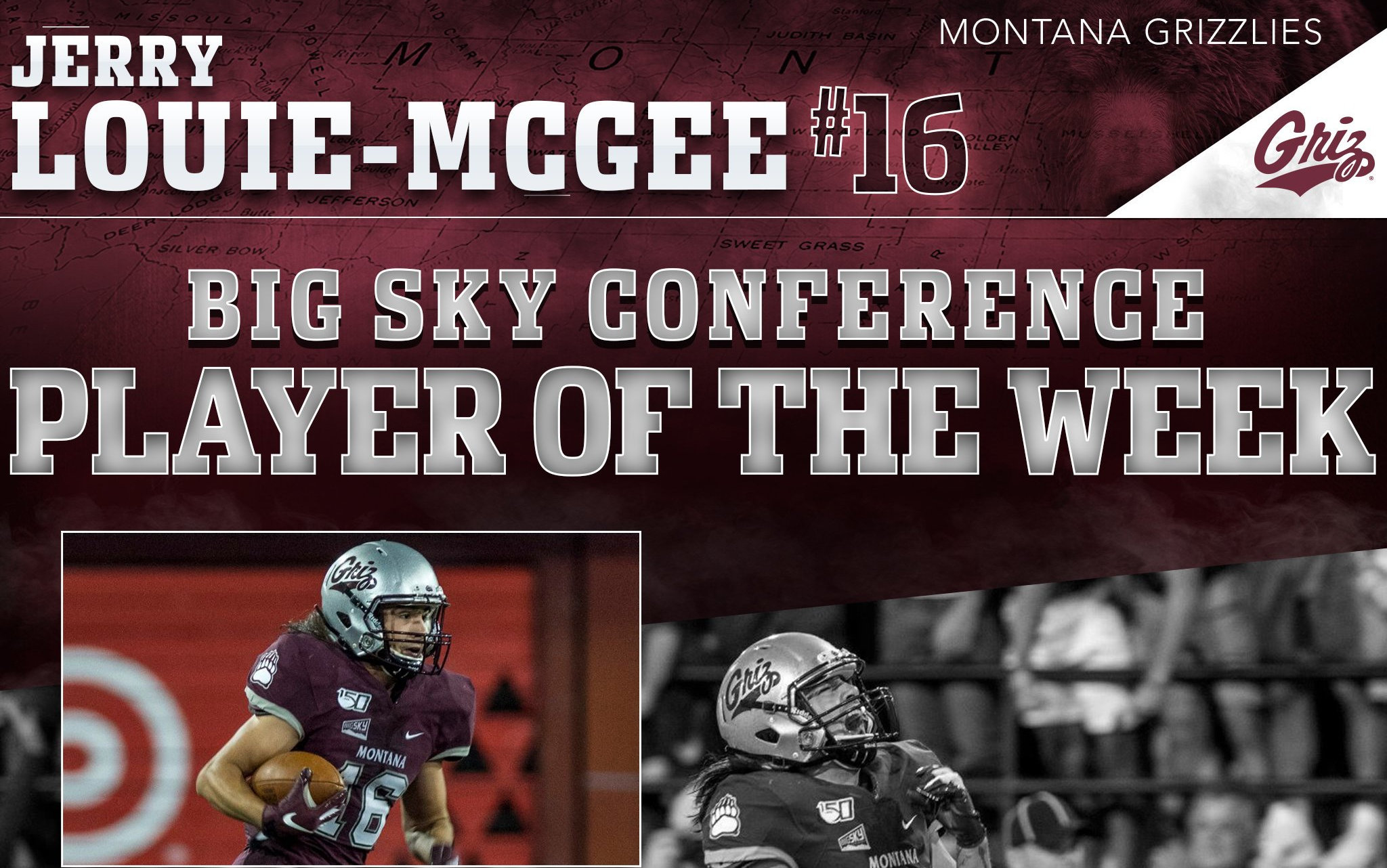 Jerry Louie-McGee (Coeur D’Alene Tribe) named ROOT Sports Big Sky Conference Special Teams Player of the Week