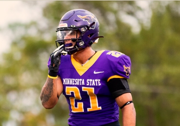 Cade Johnson (Lower Sioux) Excelling On and Off the Gridiron with the Third Ranked NCAA DII Minnesota State University Mavericks