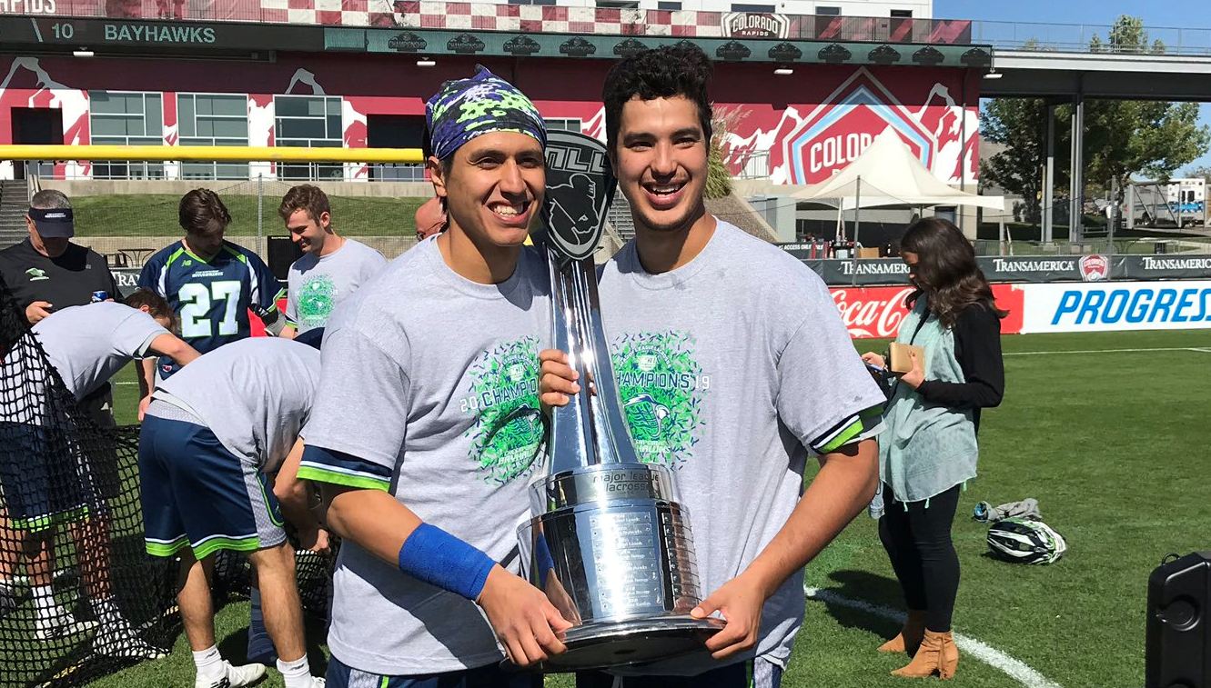 Lyle Thompson (Onondaga) and Brendan Bomberry (Mohawk) Help Secure Chesapeak Bayhawks 6th MLL Championship