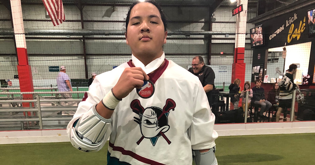 Zhaawon Smith (Ojibwe/Assiniboine/Odawa): The Grand Rapids (MI) Mighty Ducks Won The Pipeline Box Lacrosse Tournament In Kentucky