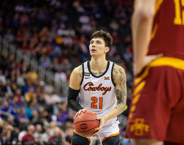 Lindy Waters’ Oklahoma State Cowboys survive thriller in the opening round of the Big 12 Championships