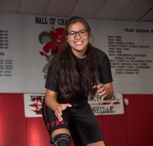 Monique Parrish (Navajo): Navajo Times Wrestler and Soccer Player of the Year