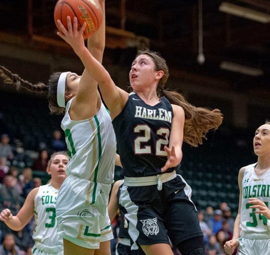 Taya Trottier (Blackfeet): One Of The Aspiring Stars of Harlem HS (MT) Lady Cats Basketball