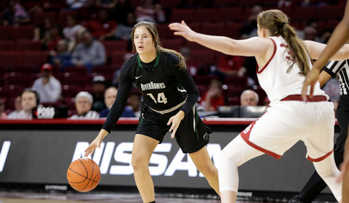 Cenia Hayes (Cherokee): Approaching 1000 Career Points at Northeastern State University