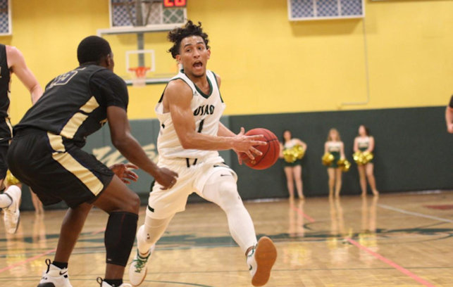 Stephon Hall (Mvskoke Creek) Scores 18 Points as USAO Drovers Edge Evangel, 83-80