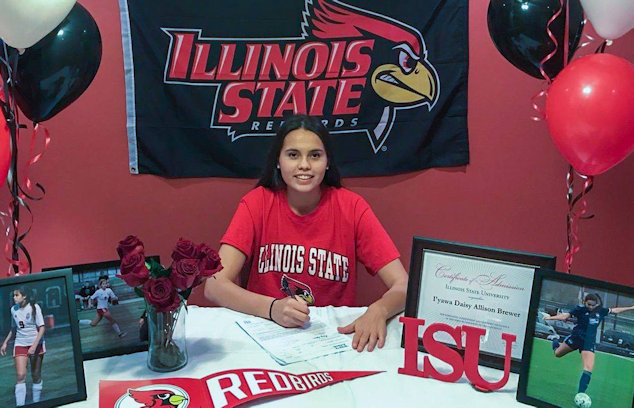 Illinois State Redbird Soccer Announces the Addition of I’yawa Brewer (Navajo/Cherokee) to the 2021 Recruiting Class