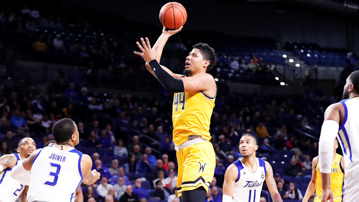 Isaiah Poor Bear-Chandler (Oglala Lakota) chipped in a season-high 10 points & 5 rebounds for Wichita State in Win over Tulsa