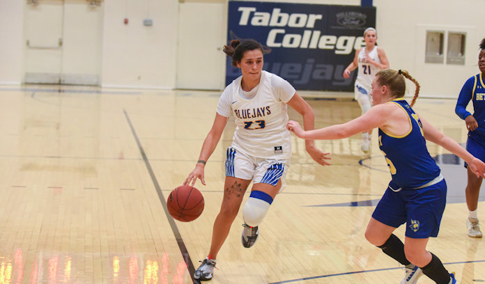 Kasey Rice (Pawnee) Scores 14 points for Tabor who hold on for 59-55 Win over McPherson